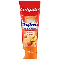 Colgate max fresh pasta de dientes fruit fusion sabor melocotón 75 ml