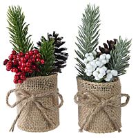 Everlands adorno pino artificial