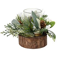 Everlands portavelas con purpurina