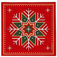 Oh yeah servilleta verde y roja 33 x 33 cm ud