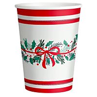 Oh yeah vaso de cartón blanco con lazo 270 cc ud