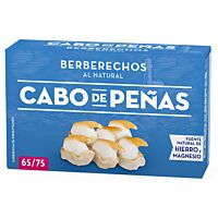 Cabo de Peñas berberechos al natural 65/75 piezas 63 g