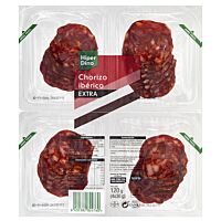 HiperDino chorizo ibérico 4 x 30 g