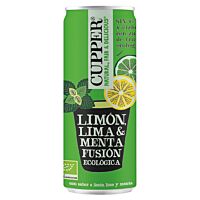 Cupper bebida de menta limón y lima bio 250 ml