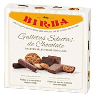 Birba surtido de galletas selectas con chocolate 205 g