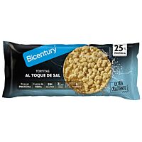 Bicentury tortitas de proteina con sal 70 g