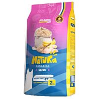 Atlantic Nature pienso para gatos con gofio, plátano y pollo 2 kg ATLACTIC NATURE