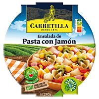 Carretilla ensalada de pasta con jamón 240 g
