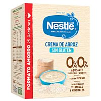 Nestlé papilla sabor crema sabor arroz 0% 0% sin gluten 450 g NESTLÉ
