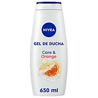 Nivea gel de ducha care & orange 650 ml