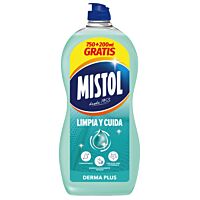 Mistol lavavajillas a mano derma plus 750 ml