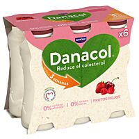 Danacol sabor frutos rojos 8 x 100 g