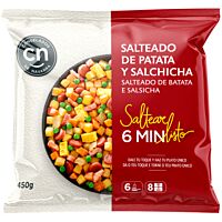 Congelados Navarra salteado de papa y salchicha congelados 450 g