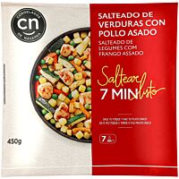 Congelados Navarra salteado de verduras con pollo congelados 450 g
