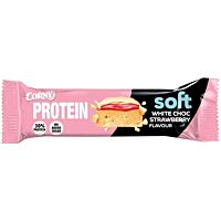 Corny barrita soft de proteínas con chocolate blanco y fresas 45 g
