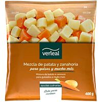 Verleal mezcla de papa y zanahoria congelado 400 g