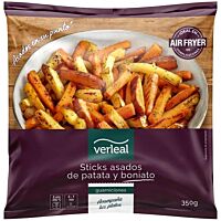 Verleal stick asados de papa y batata asados congelado 350 g