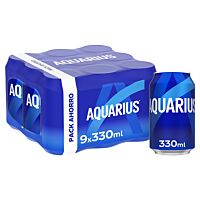 Aquarius bebida isotónica de limón 9 x 33 cl