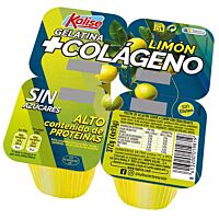 Kalise gelatina sin azúcar sabor limón 4 x 93 g
