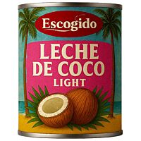 Escogido leche de coco light 400 ml