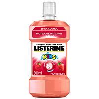 Listerine enjuague bucal kids sabor frutos rojos sin alcohol 250 ml