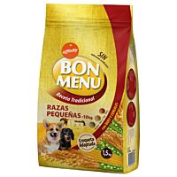 Bon Menu pienso seco para perro pequeño sabor buey 1,5 kg