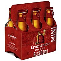 Cruzcampo cerveza pilsen 6 x 20 cl