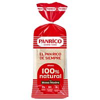 Panrico pan de molde natural sin corteza 450 g