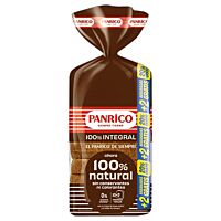 Panrico pan de molde natural integral 410 g