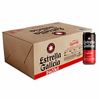 Estrella Galicia cerveza especial 24 x 33 cl