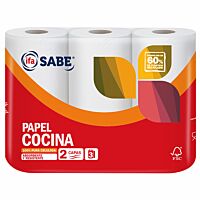 Ifa Sabe rollo de cocina 2 capas 2 rollos