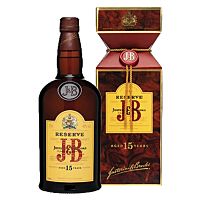 J&B whisky reserva 43% 15 años 70 cl