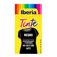 Iberia tinte para la ropa 40° negro