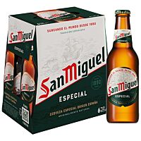 San Miguel cerveza especial 6 x 25 cl