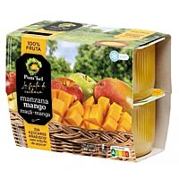 Pom'bel puré de manzana y mango 4 x 100 g