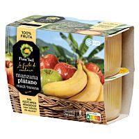 Pom'bel puré de manzana y plátano 4 x 100 g