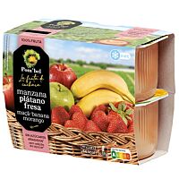 Pom'bel puré de manzana, fresa y plátano 4 x 100 g