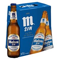 Mahou cerveza sin alcohol 6 x 25 cl