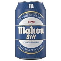 Mahou cerveza sin alcohol 33 cl