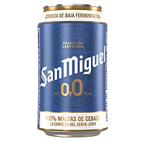 San Miguel cerveza 0,0% 33 cl