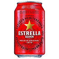 Estrella Damm cerveza 33 cl