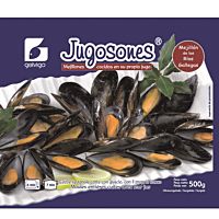Gelvivo mejillón jugoso entero 500 g