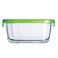 Luminarc recipiente cuadrado con tapa keep'n box 38 cl