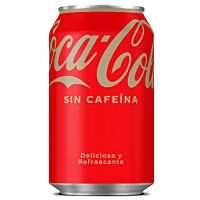 Coca-Cola refresco de cola sin cafeína 33 cl