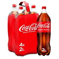 Coca-Cola refresco de cola 4 x 2 l