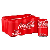 Coca-Cola refresco de cola 12 x 33 cl COCA COLA