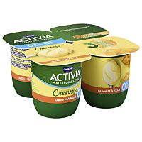 Activia 0 % cremoso sabor mango 4 x 120 g