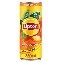 Lipton ice tea zero sabor melocotón 33 cl