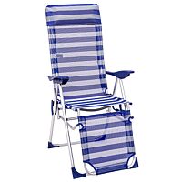 Ifa Juinsa sillon 5 posiciones con reposapies aluminio 61 x 66 x 115 cm