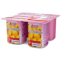 Kalise desnatado sabor melocotón 4 x 125 g